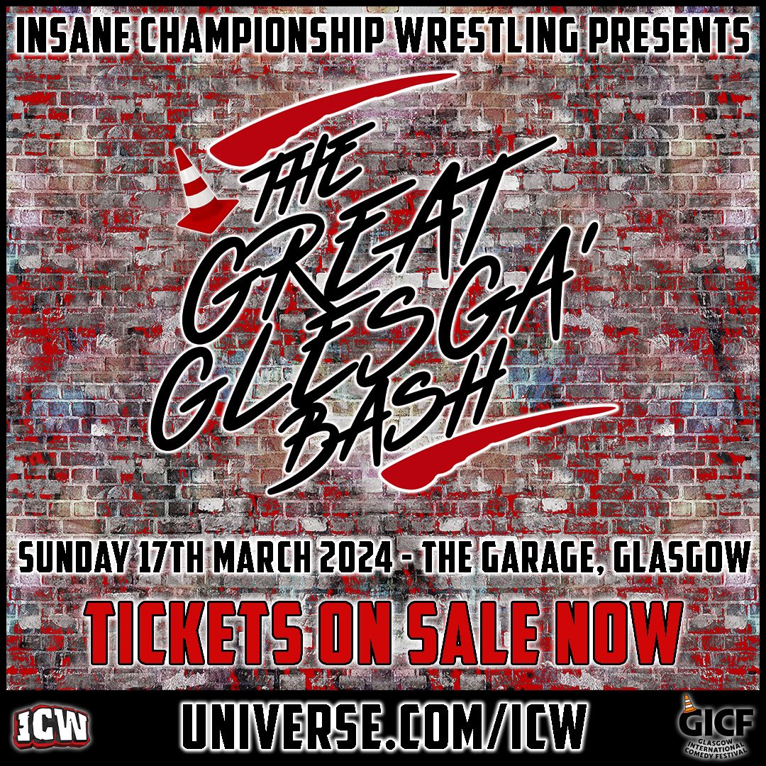 Seats in Blocks B, C & D are running low at universe.com/icw! Remaining Block A tickets tickets available at seetickets.com