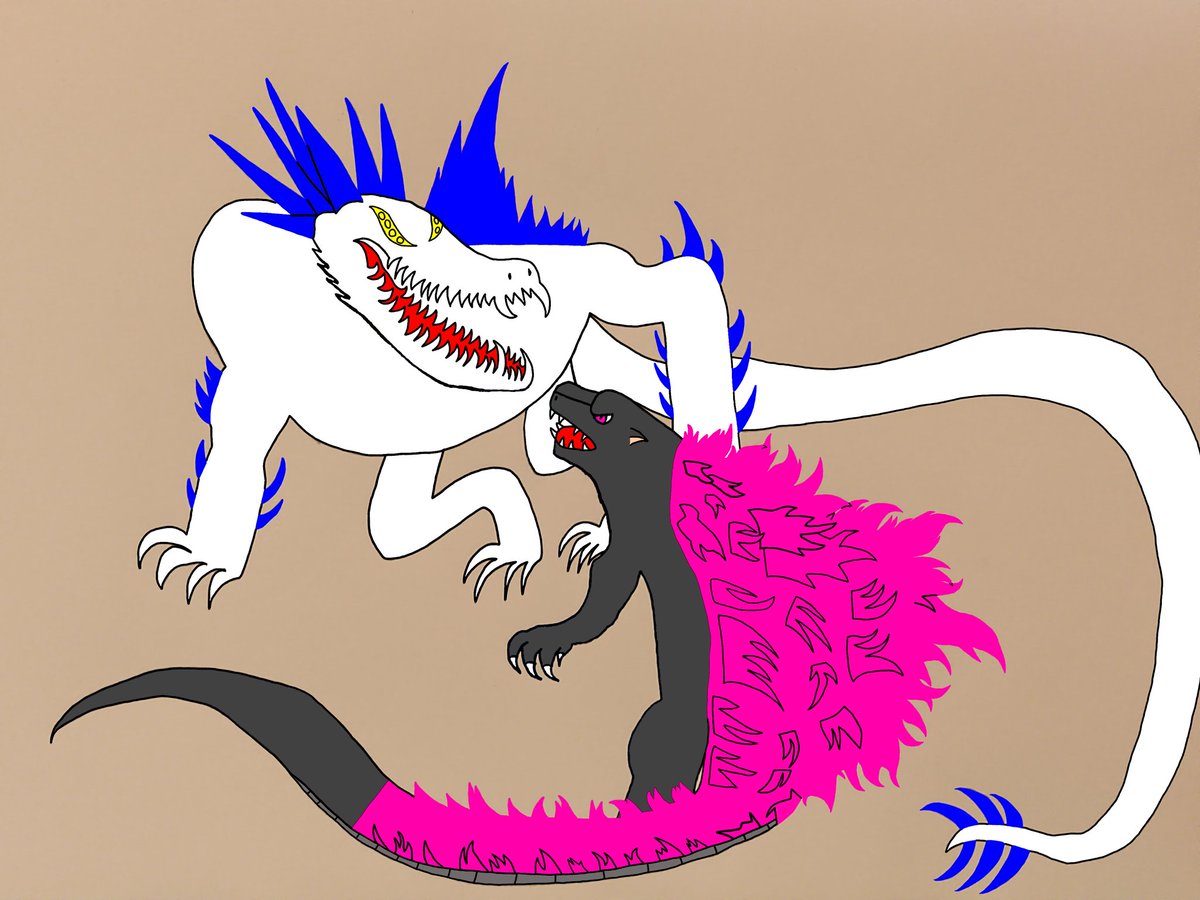 godzilla_reader's tweet image. Godzilla (NotoGoji) vs Shimo

I'm definitely proud of this one. By far my best drawing and even though it took me long enough to colorize it. It was worth it

#Godzilla #GodzillaXKongTheNewEmpire #Shimo #fanart