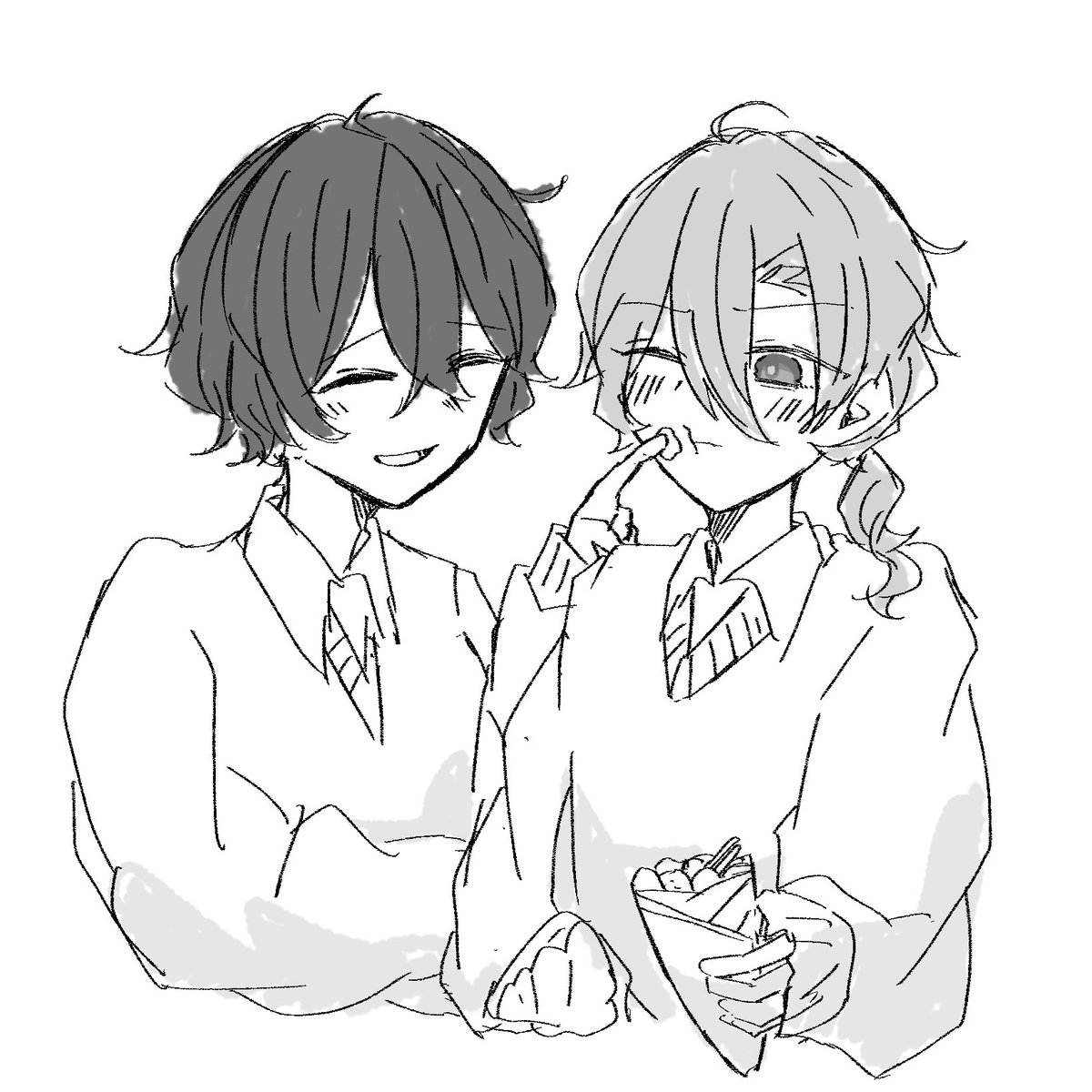 #今月描いた絵を晒そう 
#太中 
落書きばっかり～～！！！