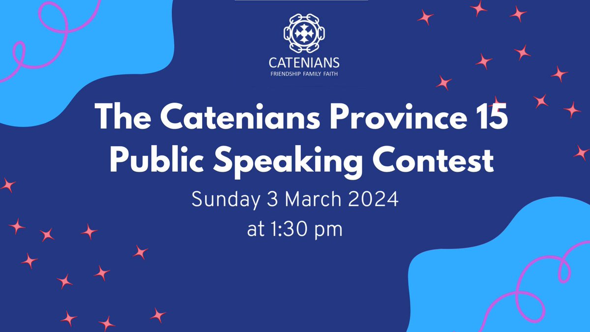 The Catholic Diocese of Nottingham (@nottsdiocese) on Twitter photo Tomorrow <a href="/BishopPMcKinney/">Bishop Patrick</a> will be the special guest at the Catenians Province 15 Public Speaking Contest where sixth form students from across our diocese will be competing. You can join online at 1:30pm here: youtube.com/live/mZo1ageFN… Tomorrow <a href="/BishopPMcKinney/">Bishop Patrick</a> will be the special guest at the Catenians Province 15 Public Speaking Contest where sixth form students from across our diocese will be competing. You can join online at 1:30pm here: youtube.com/live/mZo1ageFN…