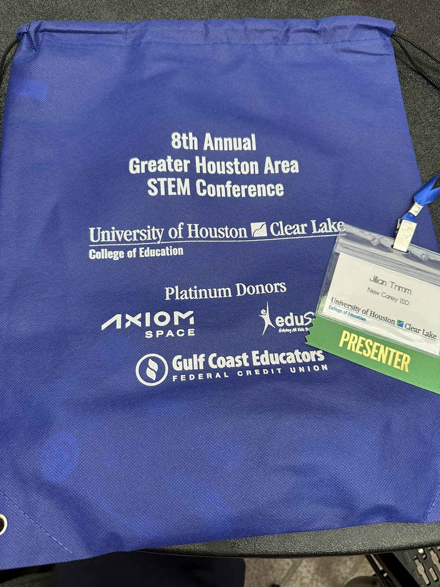 One of my personal goals this school year was to get out of my comfort zone &amp; present outside of district.