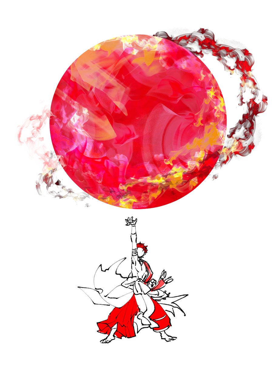 「太陽の化身 」|藤下のイラスト