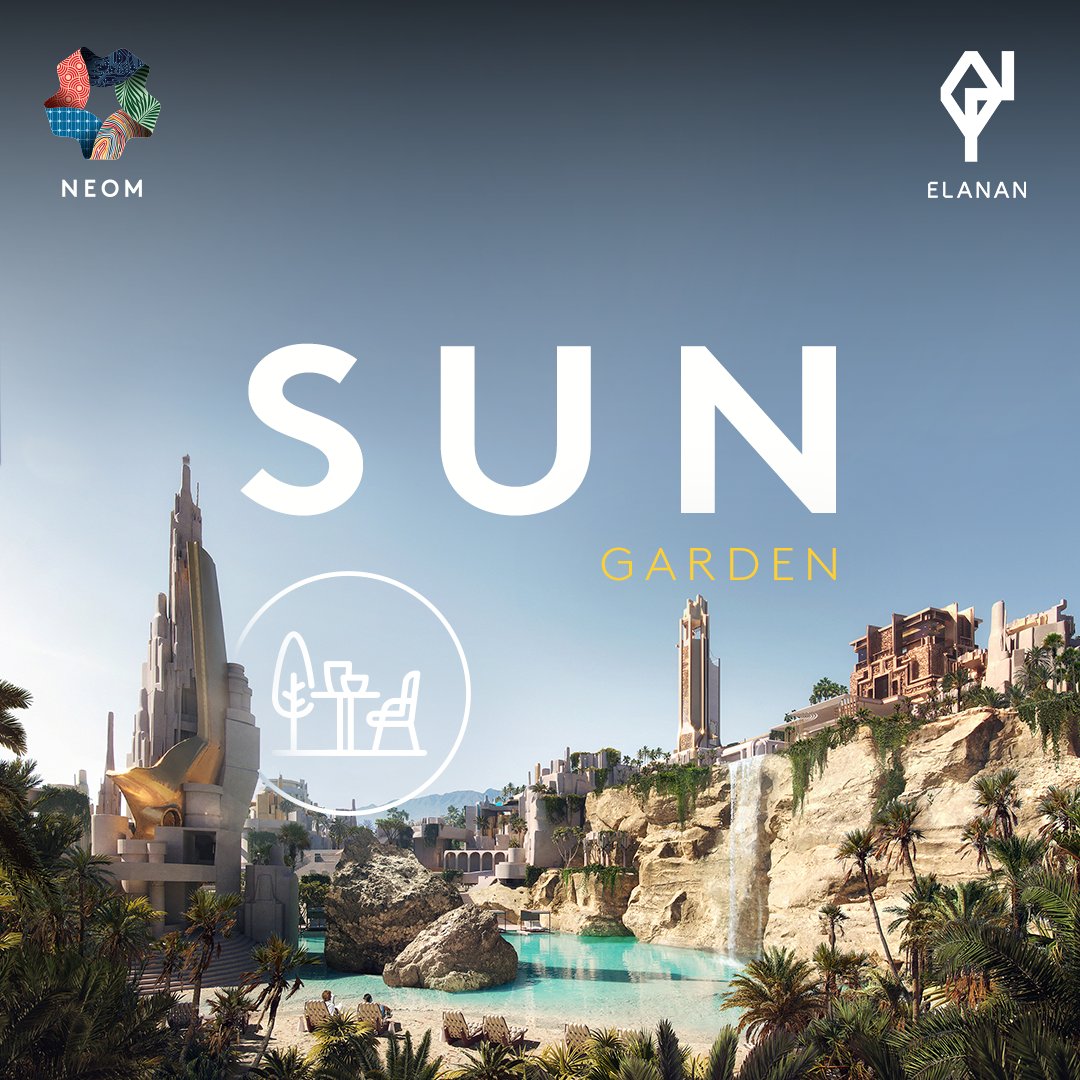 NEOM's tweet photo. From the moment visitors arrive, they begin a rejuvenating journey within the calming embrace of nature. Explore the large plazas, enjoy specialty private dining, or find relaxation in the exquisite sun garden ☀️
#Elanan #NEOM https://t.co/S3ddq8q2Ha