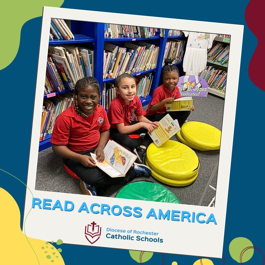 It's not just a book; it's a journey into imagination! 📖Happy Read Across America Day!📖

#ReadAcrossAmerica #rochestercatholicschools #roccatholicschools #rochesterdiocesanschools #nyscatholicschools #education #catholicschools