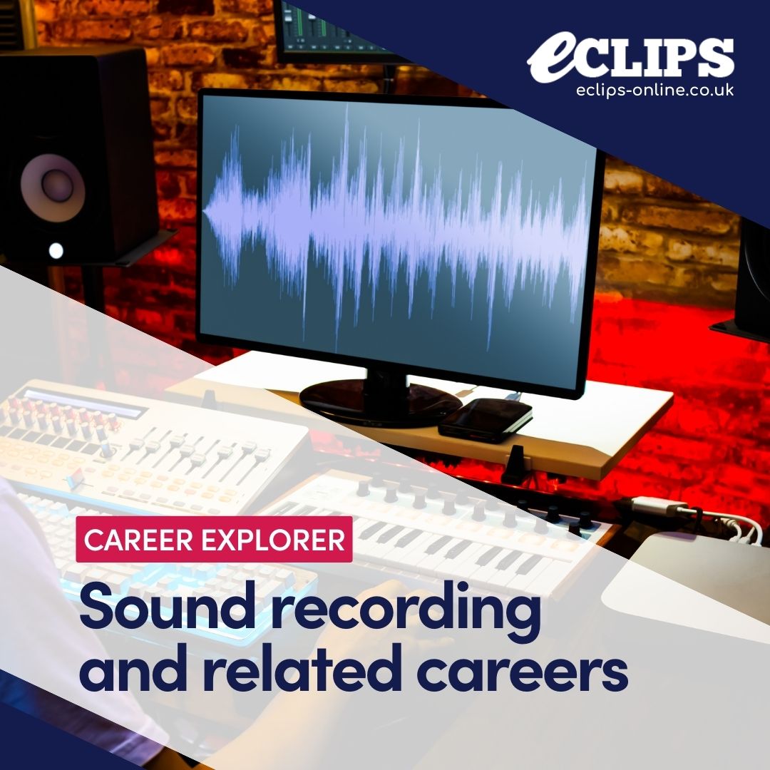 🎵 It's not just artists &amp; musicians who bring us the music we love.
🎙️ Recording studio careers usually require technical qualifications &amp; strong interest in music.
🤝 It's competitive, so gaining experience &amp;  contacts is crucial. Read more:   eclips-online.co.uk/leaflet/GE_06