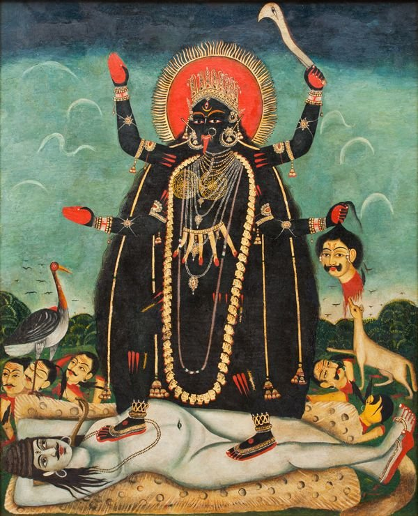 StrawhatUFO's tweet photo. Sidenote: I think the inspiration for the Demon Lord will be the Goddess Kali. 

If Nika is the Grinning God, the Darkness God is the God that Sticks Out Their Tongue. 👅 But that's for another theory.

Also, this doesn't mean that Kali is a villain; Kali is just a different God. https://t.co/Cr7Ku97ILF