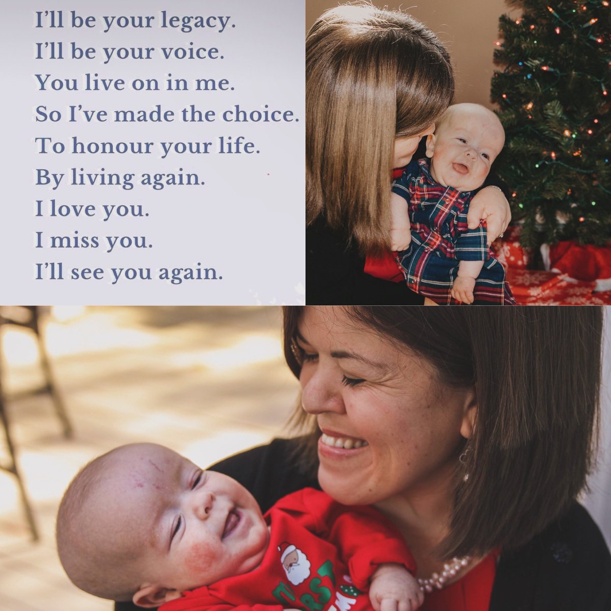 You were in my arms until your last breath two years ago today. This is my promise to you: “I’ll be your legacy. I’ll be your voice. You live on in me. So I’ve made the choice. To honor your life. By living again. I love you. I miss you. I’ll see you again in heaven my Jackson.”