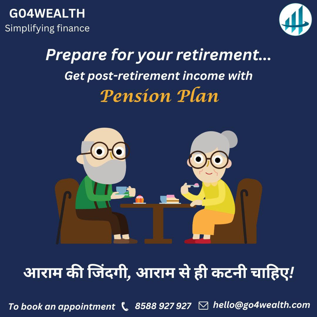 Live life king size with Pension Plan😊
Call us @ 8588 927 927 | hello@go4wealth.com
#go4wealth4u #go4wealthcares #go4wealthindia #go4wealth #go4wealthplans #askgo4wealth #guaranteedincomeplan #ULIP #Termplan #Retirement #Pension #Pensionplan #protectionplanning #insurance #life
