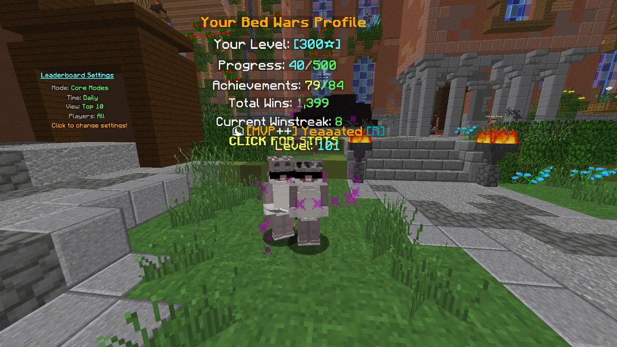 ReliableGuild's tweet image. congratulations Yeaaated for reaching 300 stars in BedWars!