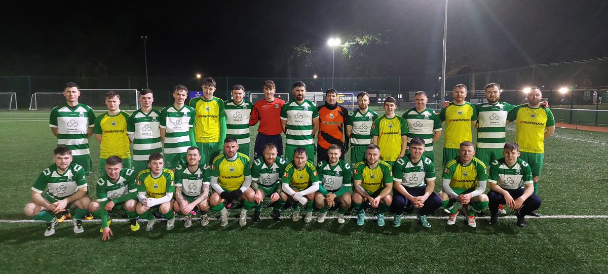 With the weather putting the skids on all 3 Senior Mens Team's games this weekend, the lads braved the elements to play an intersquad game in Ballymastone last night 🟢⚪️ vs 🟡🟢

Well done, lads! 

#stitasafc 
#thesaintsarecoming 
#weareitas 
#upthehoops✊🏼🍀💚