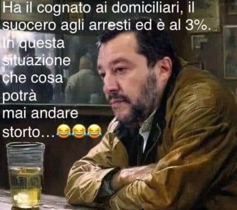 Appena sto 'GOVERNO finisce il mandato !il Kazzaro Padano sparisce !👋ed allora berrai tutti i Mohjito che vorrai!o al limite ti ospita il tuo Caro Amico Vladimiro!😂😂😂😂😂😂😂😂