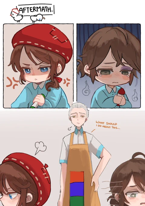 KinderAU Edgar &amp; Luca Pt 2

Hmph! 