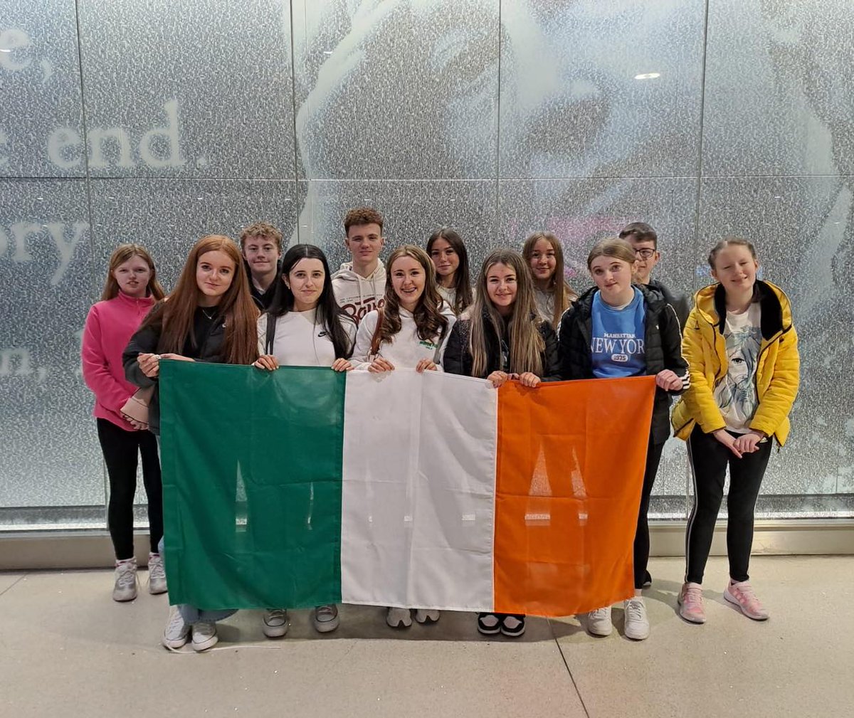 Euroscola 2024 
Our TY Euroscola delegates have landed safe and sound in Basel.  They will spend today exploring the city of Strasbourg.  #TYactivites #euroscola #excellenceineducation @CorkETB