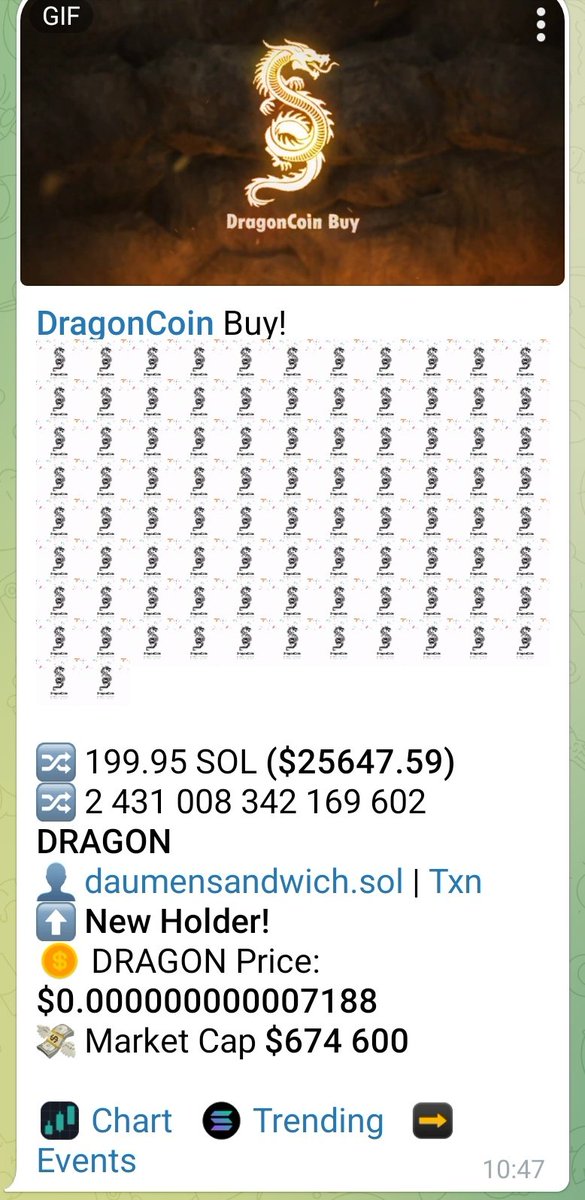 DragonCoinSol's tweet photo. WE ARE DRAGONS!
WE WILL NOT STOP!
THEY FUD? WE WORK HARDER.
THEY TELL US WE ARE DEAD? WE SHOW THEM WE ARE MORE THAN ALIVE.
WE ARE NOT SCARED, AND WE ARE DETERMINED TO REACH OUR TARGET, 500M MC.
$DRAGON IS NOT A PUMP AND DUMP.
$DRAGON WILL STAY!🐉

$WIF $PEPE $SHIB $SOL https://t.co/Z8p3OYiRe6