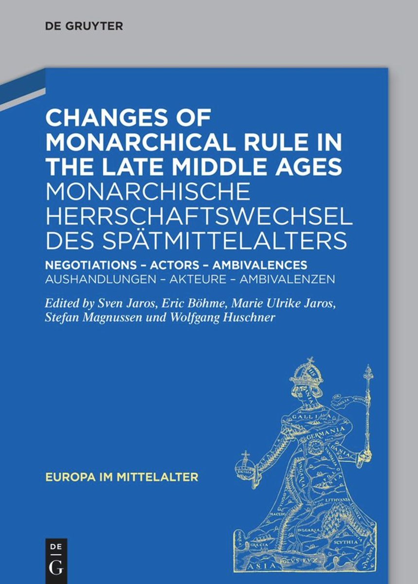 OPEN ACCESS🏆
Changes of Monarchical Rule in the Late Middle Ages, eds. S Jaros, E Böhme, M U Jaros, S Magnussen and W Huschner (@dg_medieval, March 2024)
facebook.com/MedievalUpdate…
degruyter.com/document/doi/1…
#medievaltwitter #medievalstudies #Medievalpower #latemedieval