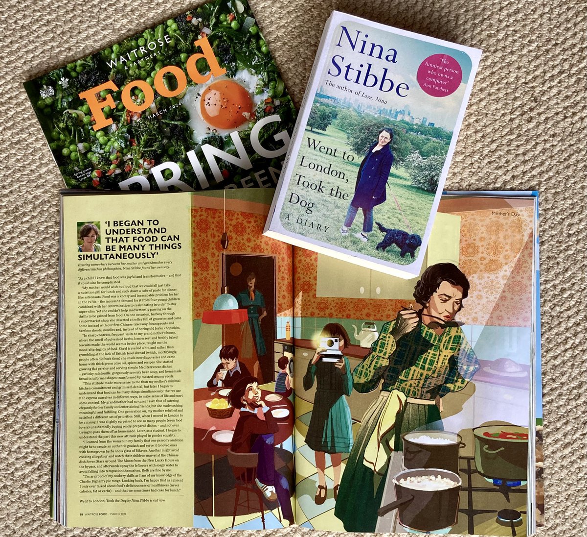 There’s our @ninastibbe in @waitrose Food Mag 😍