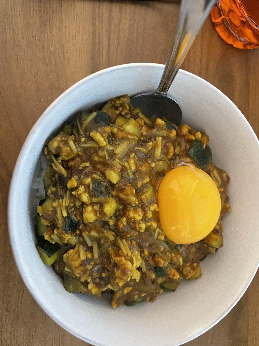 tipsofcoffee's tweet image. キーマカレー🍛
