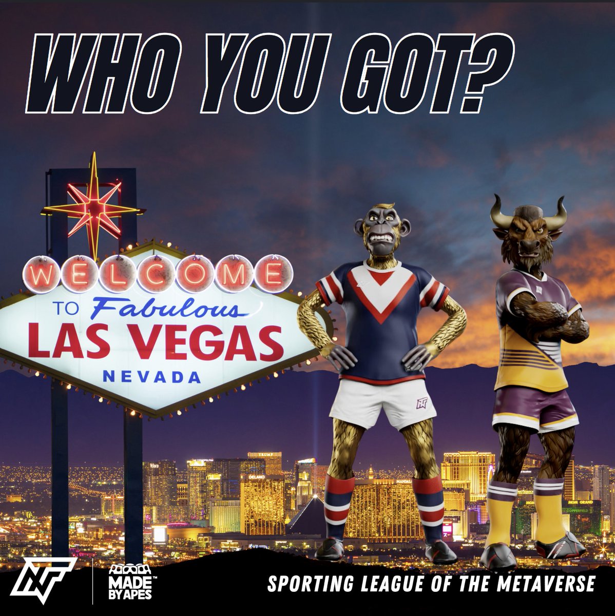 NFTeams_'s tweet image. What happens in Vegas stays in Vegas, apart from the results of sporting matches.

Are you doubling down on the second game in Vegas? 

Who you got?