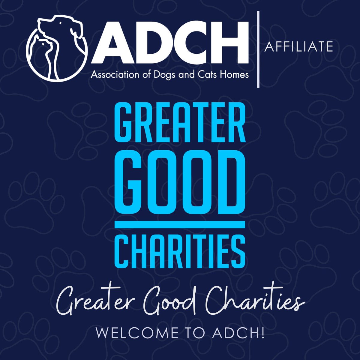We are delighted to welcome @GreaterGoodorg as a new ADCH Affiliate!🐾🎊 Learn more about them and what they do➡️ buff.ly/2uOAeF4