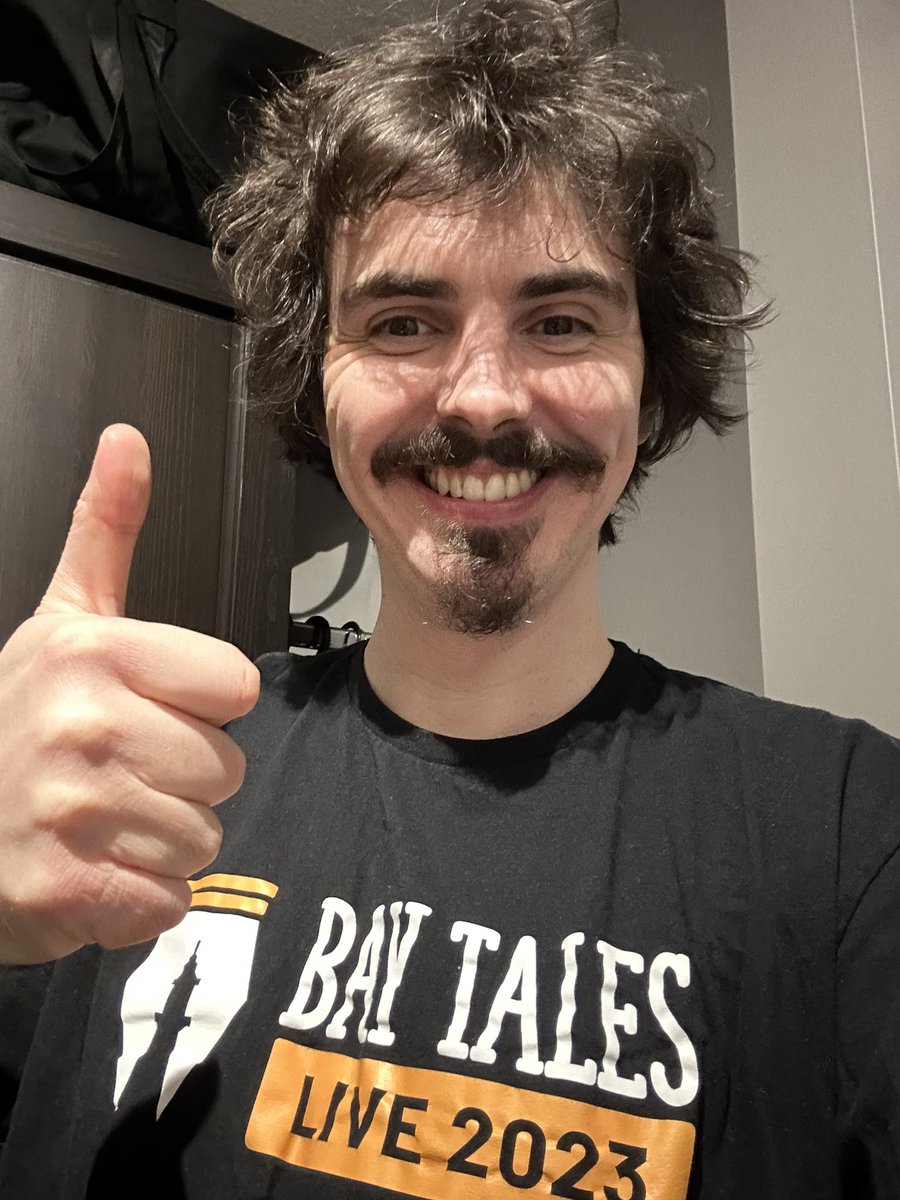 JDWhitelaw13's tweet photo. Sending all of my love to #baytales24. Fate conspired against me gracing the sunny shores of Whitley Bay. So my (now out of date) T-Shirt will have to do. 

Have a wonderful time everyone! https://t.co/xnSVV3zamA