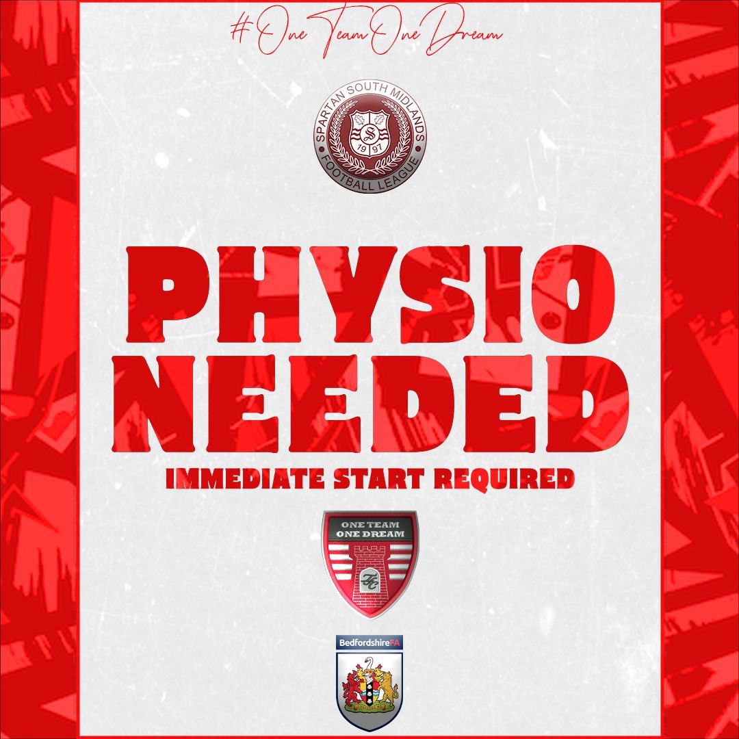 🚨 Physio Needed 🚨 

We are on the lookout for a physio to join the first team for the rest of the season. 

If you are interested please DM us on here or Instagram. 

#UTT 🔴⚪️