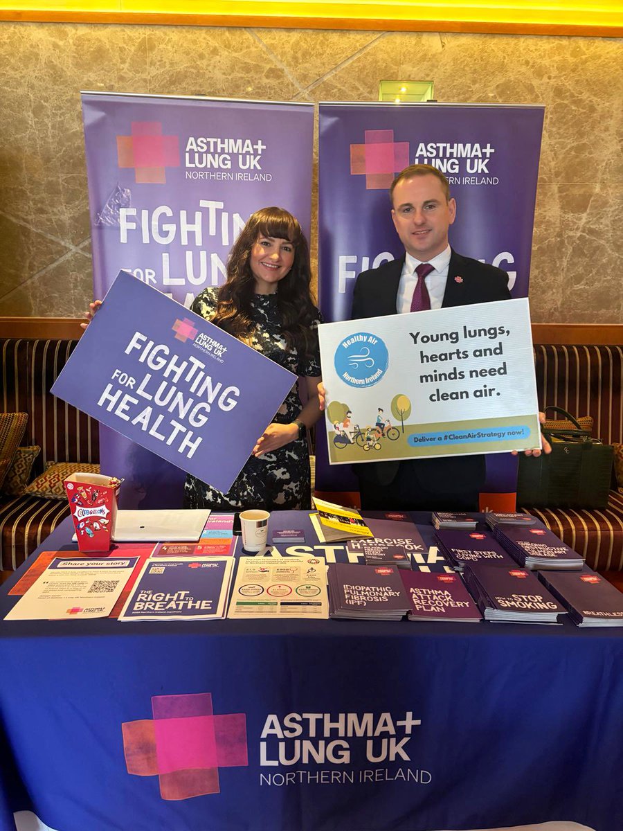 Asthma + Lung UK Northern Ireland (@asthmalungni) on Twitter photo We’re at the <a href="/allianceparty/">Alliance Party</a> conference today. We’re making the case for lung health and clean air to be prioritised in Northern Ireland.
If you’re here, come along to say hi 🫁😄 #APNI24 We’re at the <a href="/allianceparty/">Alliance Party</a> conference today. We’re making the case for lung health and clean air to be prioritised in Northern Ireland.
If you’re here, come along to say hi 🫁😄 #APNI24