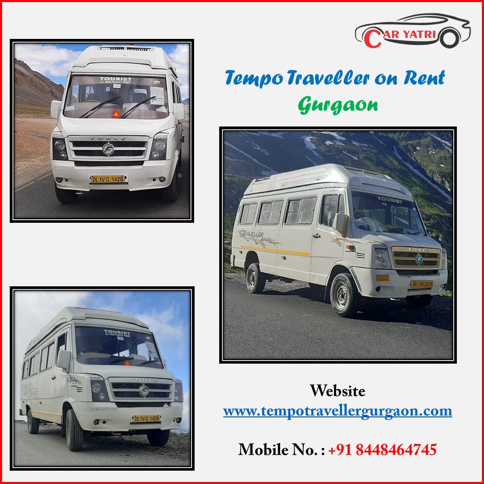 Enjoy spacious and comfortable rides for your group outings. Affordable rates, and the perfect way to travel together. Book your Tempo Traveller now and make every journey memorable!
#TempoTravellerRentals

Visit our website - tempotravellergurgaon.com 

Mobile No. : +91 8448464745