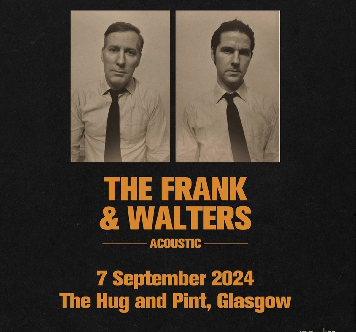 .@432presents Indie band from Cork The Frank & Walters (Acoustic Show ) Date : 7th September Venue : @thehugandpint 🎟t-s.co/t4262