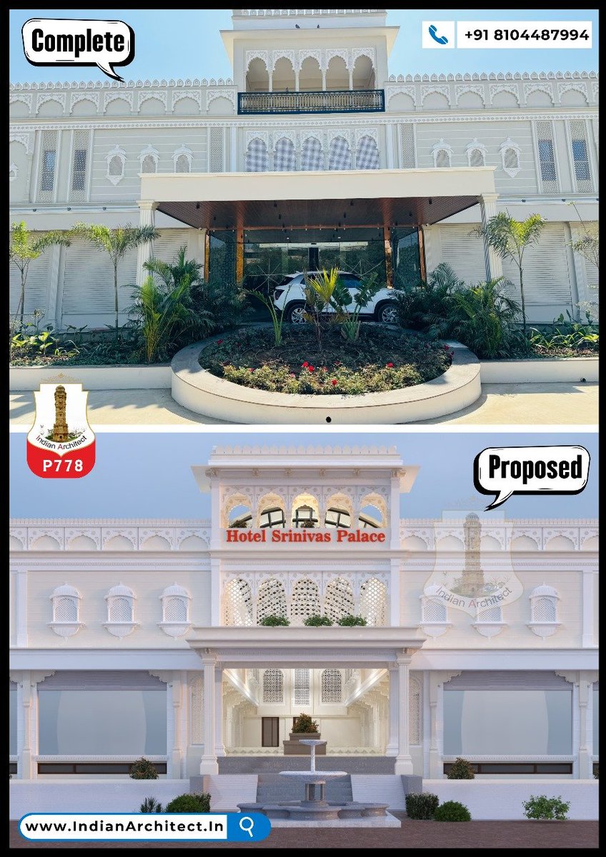 IndianArchitec3's tweet image. #Proposed and #Complet Photo For Project No. 778  at Pune #Maharastra #Heritage #Hotel Project