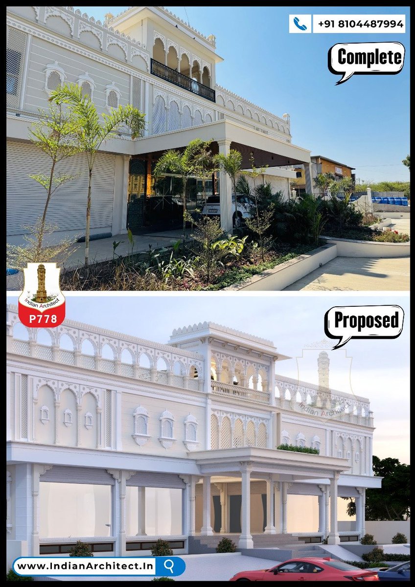 IndianArchitec3's tweet image. #Proposed and #Complet Photo For Project No. 778  at Pune #Maharastra #Heritage #Hotel Project