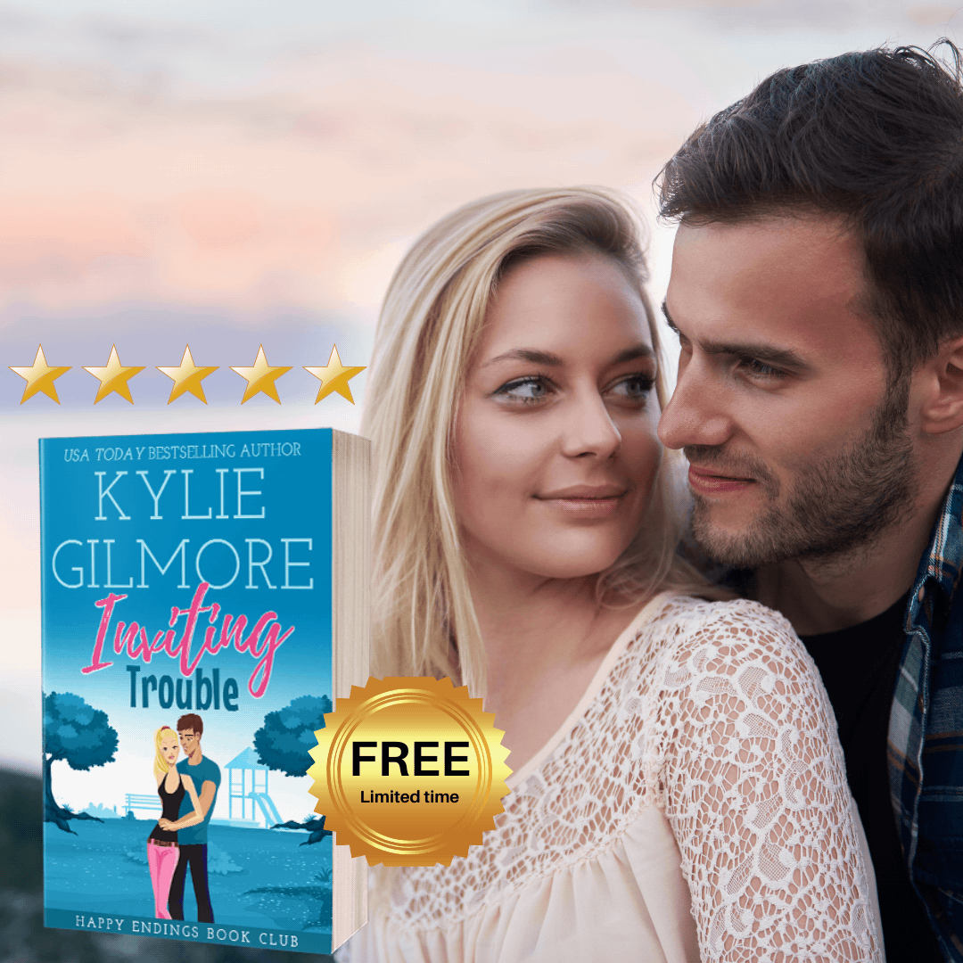 Get Inviting Trouble FREE for a limited time!
kyliegilmore.com/invitingtrouble
A misguided seduction with hilarious results!

#kyliegilmore #happyendingsbookclub #getyourhappyending #romance #amazon #kindle #applebooks #nook #kobo #googleplay #romcom #contemporaryromance #books #bookish