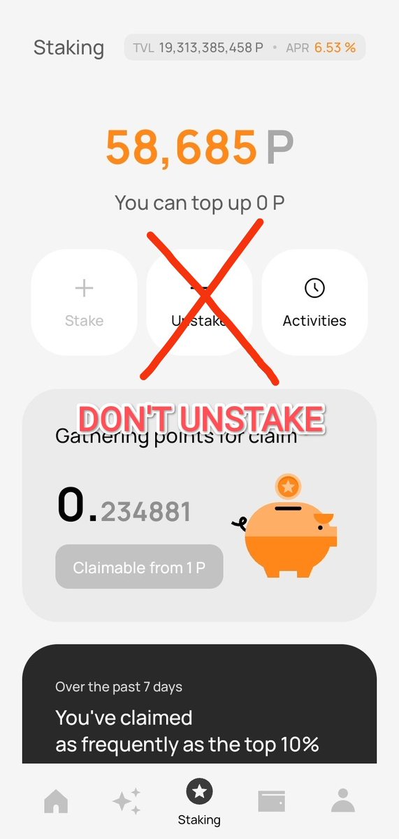 GloriousKing225's tweet image. Hey @overprotocol fam!!!

✅ Keep claiming
✅ Keep staking 
❌Don&apos;t unstake

The best is coming 🤗 

$OVER #OpenBetaTesting #OverNode 

Don&apos;t forget to follow @GloriousKing225
@overnance