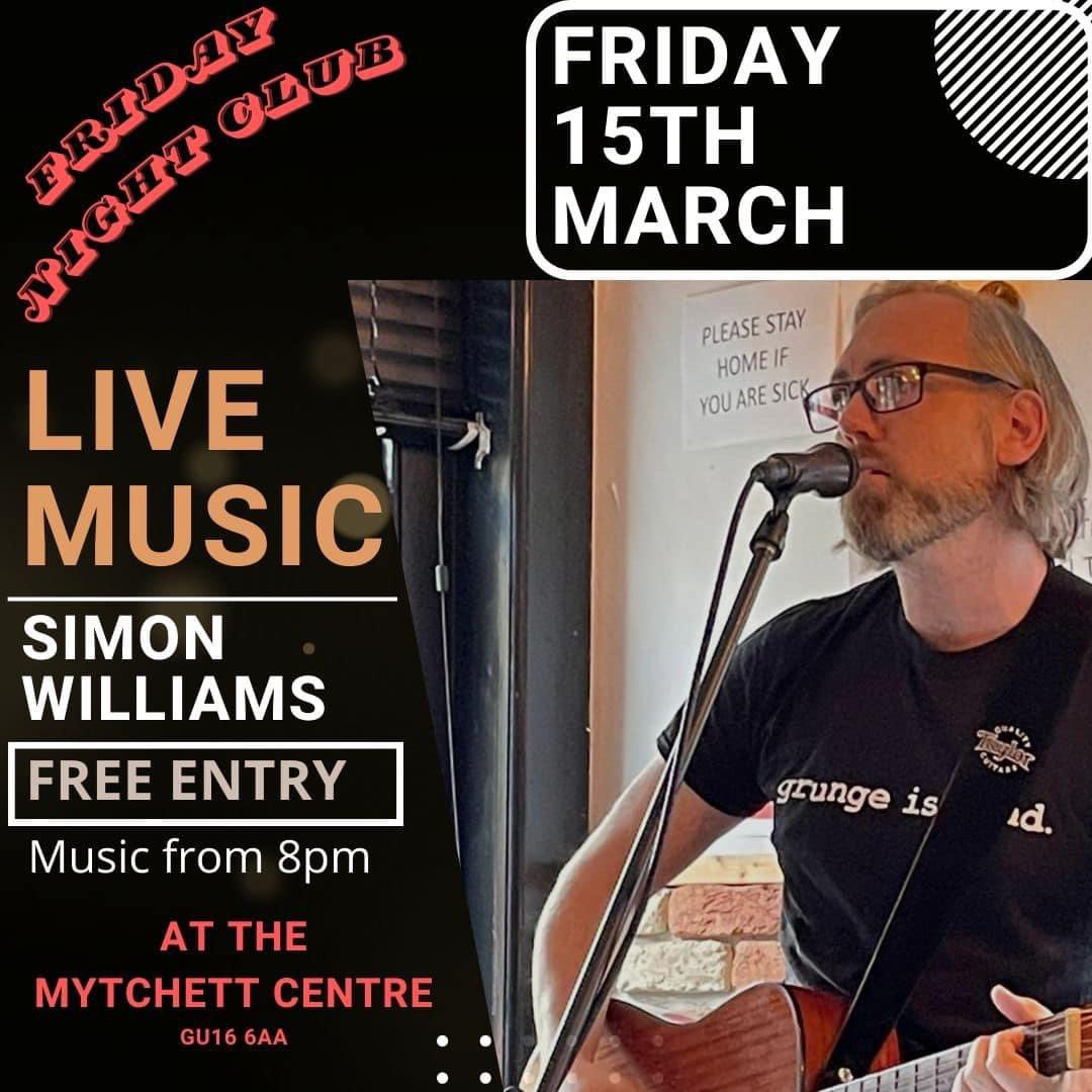 Live music! All welcome, free entry, licensed bar