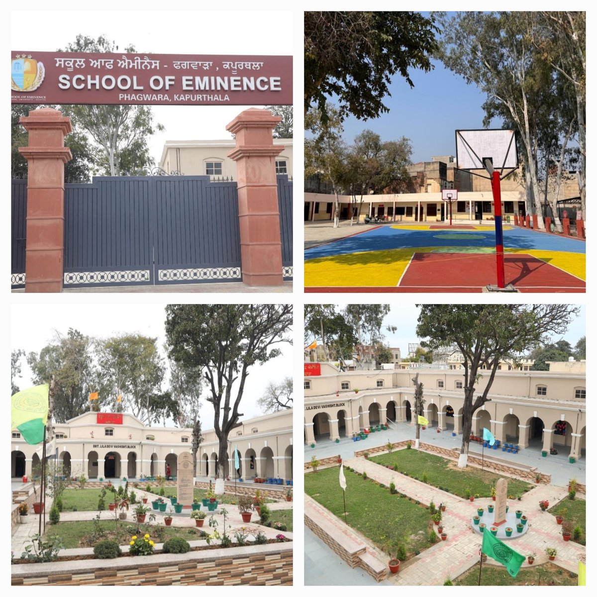 The old school building of Phagwara was Demolished & New 'School of Eminence' was constructed in its place, while preserving the Heritage & Design of the old building.

Entire Reconstruction has Cost Rs 3 Crores. Job well done!

@harjotbains

Before                          After