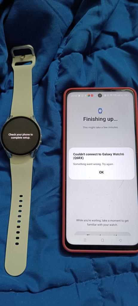 Wonder if <a href="/SamsungIndia/">Samsung India</a> tests their flagship products before launch. #GakaxyWatch6 fails to connect to the Wearable app and if by any chance it does, it crashes at the fag end.