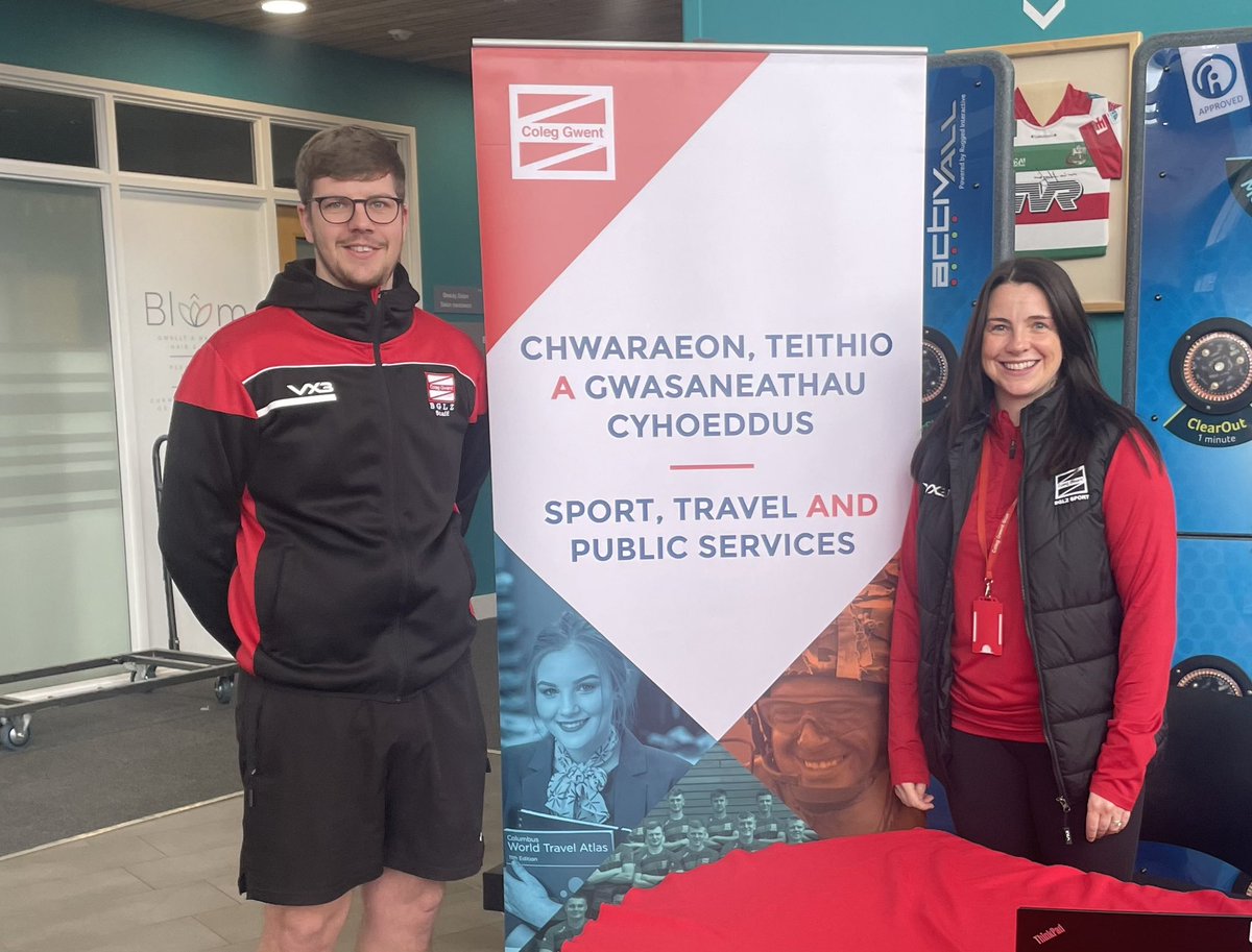 Come and join us <a href="/coleggwent/">Coleg Gwent</a> BGLZ for open day. Dave and myself will be here all morning to talk all things sport ⚽️ 🏉🏐🏏🏒 #BGLZsport