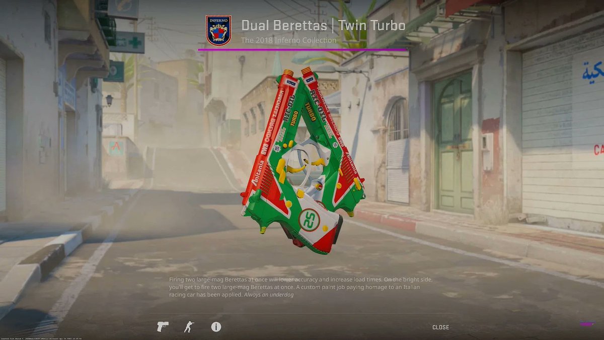 SuroxCS's tweet photo. Just turned 23 yesterday 🥳🎂

To celebrate, a small CS2 Giveaway 👀

1x Dual Berettas Twin Turbo MW 🔫

To enter : Follow &amp; RT ‼️

Rolling in a day or two 🕐

GA Bots are ineligible ❌ https://t.co/y5YsPn0wJr