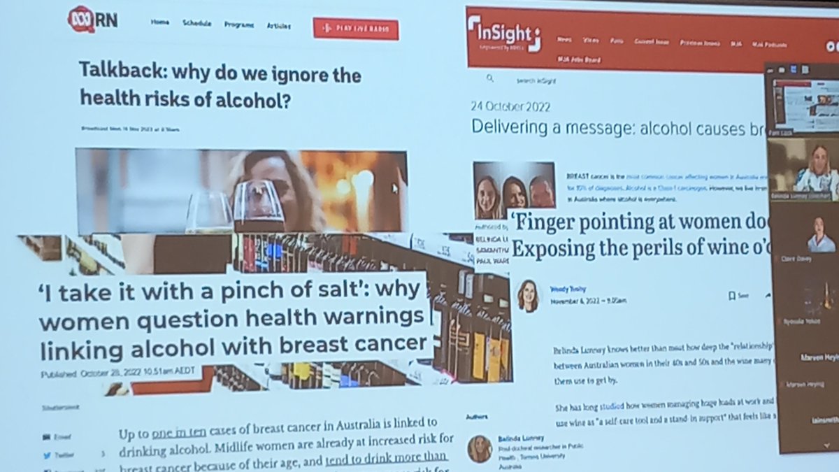 #DSN24 @BelindaLunnay on writing about women and alcohol and how 'finger wagging' about health risks is perceived as unhelpful and even damaging.