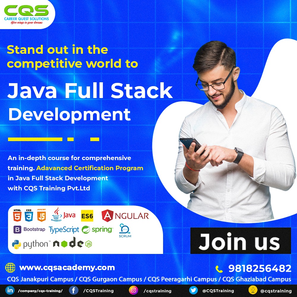CQSTraining's tweet image. #CQSTraining #JavaFullStack #CodingJourney #TechInnovation #SkillEnhancement #TrainingAndDevelopment #FutureSkills #CQSTrainingAcademy #JobSkills #IndustryTraining
