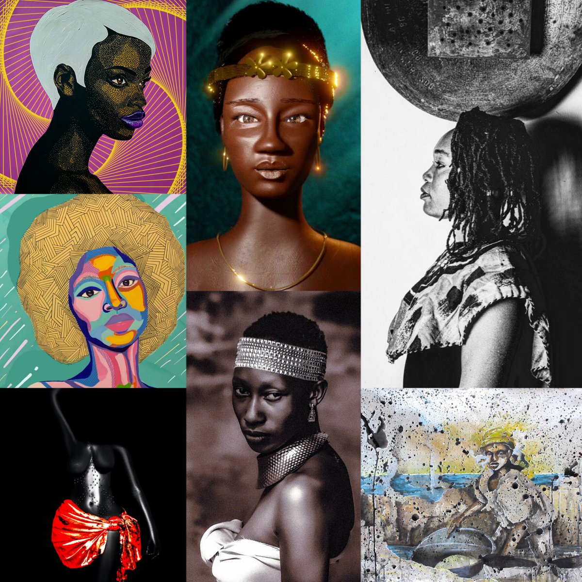 1mA (@1macollective) on Twitter photo Gm 🖤
Happy women's history Month!
Check the beautiful artworks by <a href="/hawa_jane/">Hawa-Jane-Bee</a> <a href="/agnideserge/">Agnide</a> <a href="/bella__bah/">Bellus ~ LINGUÈRE👑 exhibition</a> <a href="/Modestemariam/">Mariam Niaré ~ HERITAGE live on Foundation 🚀</a> <a href="/MsomiSinenkhosi/">Sinenkosi Msomi</a> @sardoine_Mia @linguereartwork Gm 🖤
Happy women's history Month!
Check the beautiful artworks by <a href="/hawa_jane/">Hawa-Jane-Bee</a> <a href="/agnideserge/">Agnide</a> <a href="/bella__bah/">Bellus ~ LINGUÈRE👑 exhibition</a> <a href="/Modestemariam/">Mariam Niaré ~ HERITAGE live on Foundation 🚀</a> <a href="/MsomiSinenkhosi/">Sinenkosi Msomi</a> @sardoine_Mia @linguereartwork