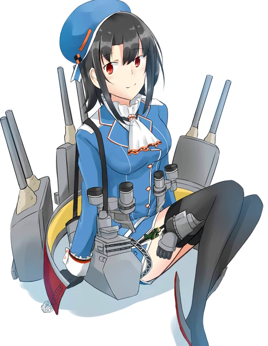 遅くなりましたが初高雄さん描きました!#艦これ 