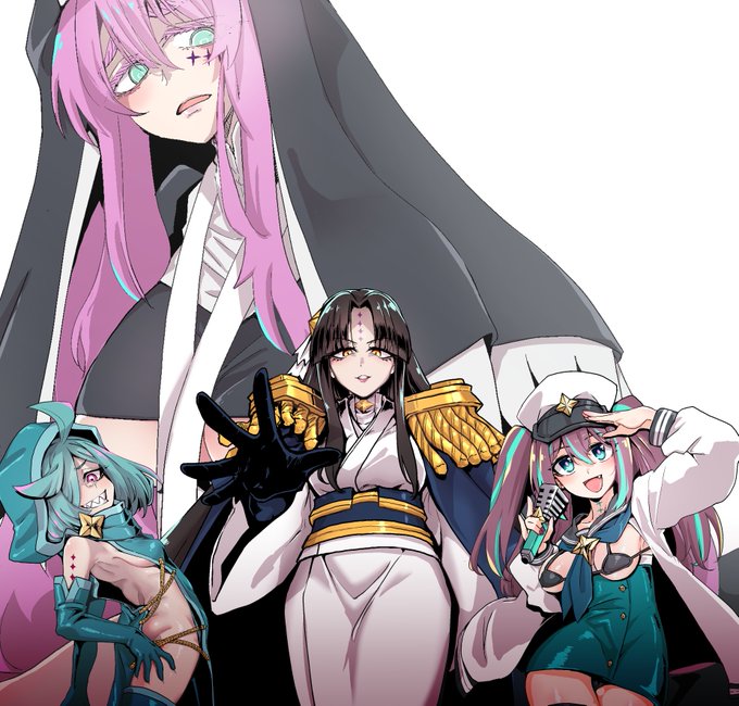 とりま全員描いたのでロード団合わせです。 