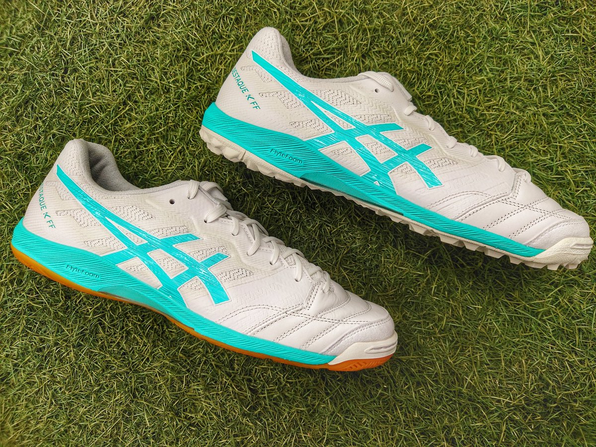 asics デスタッキ K FF/FF TF WHITE/SEA GLASS カラー発売！ 今回の