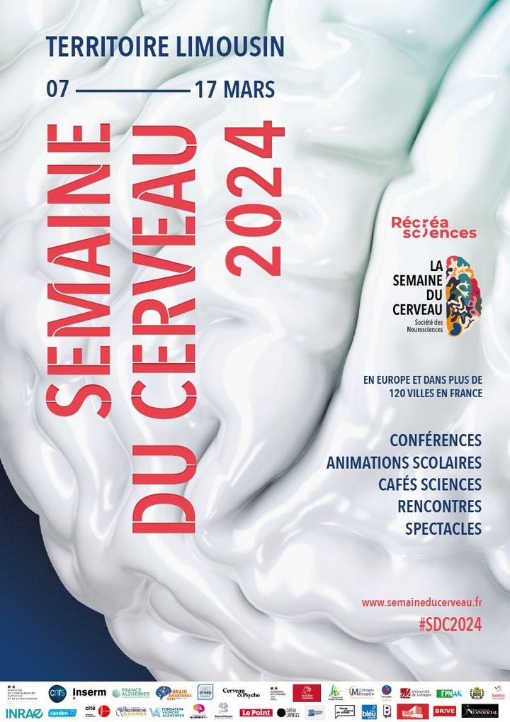 #Événement | 🧠 Organisée par la Société des neurosciences et @recreasciences 👉 la Semaine du Cerveau 👉 du 11 au 17/03 sur le territoire national 👉 du 7 au 17/03 sur le territoire limousin ➡️ recreasciences.com/nos-evenements…