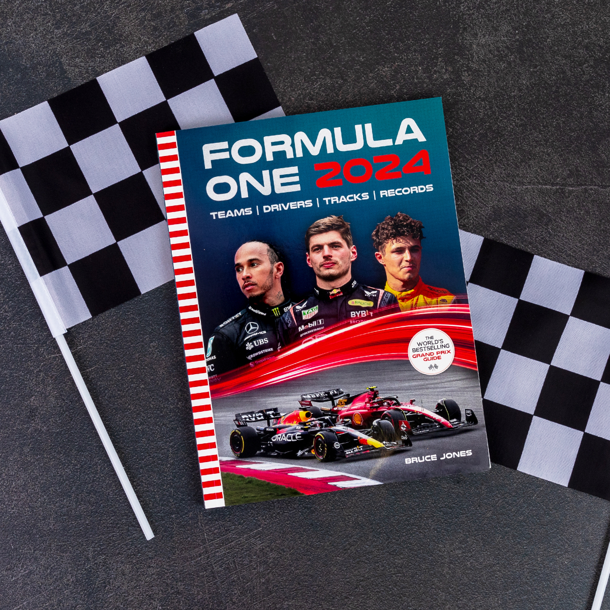 It's finally time for the first #F1 race of the year! 🏎️ Dive into a complete examination of all the teams, drivers and tracks featured in the packed 2024 calendar and make it yours with the fill-in-chart! Grab your copy now: geni.us/FormulaOne2024