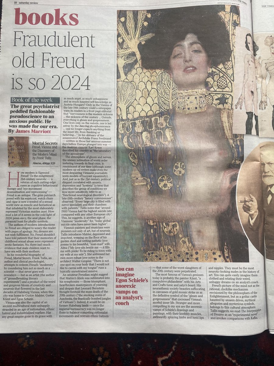 Book of the week. Review in Times today.