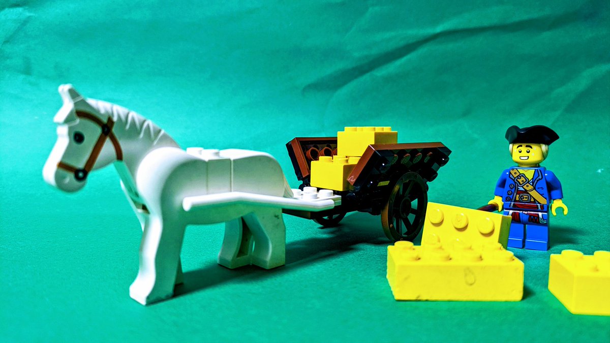 #LEGO 荷馬車を作りました。