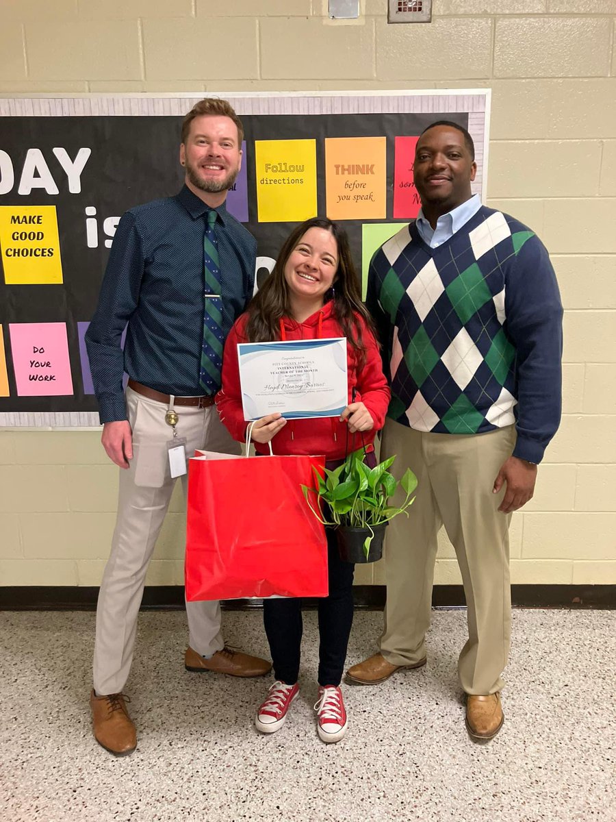 Wellcome Middle (@wellcomemiddle) on Twitter photo Congratulations to Ms. Monroy who was recognized as <a href="/PCS_NC/">Pitt County Schools</a> International Teacher of the Month today! Thank you for all of your hard work every day for our Wildcats! <a href="/ToddTackles_/">Clinton Todd</a> Congratulations to Ms. Monroy who was recognized as <a href="/PCS_NC/">Pitt County Schools</a> International Teacher of the Month today! Thank you for all of your hard work every day for our Wildcats! <a href="/ToddTackles_/">Clinton Todd</a>