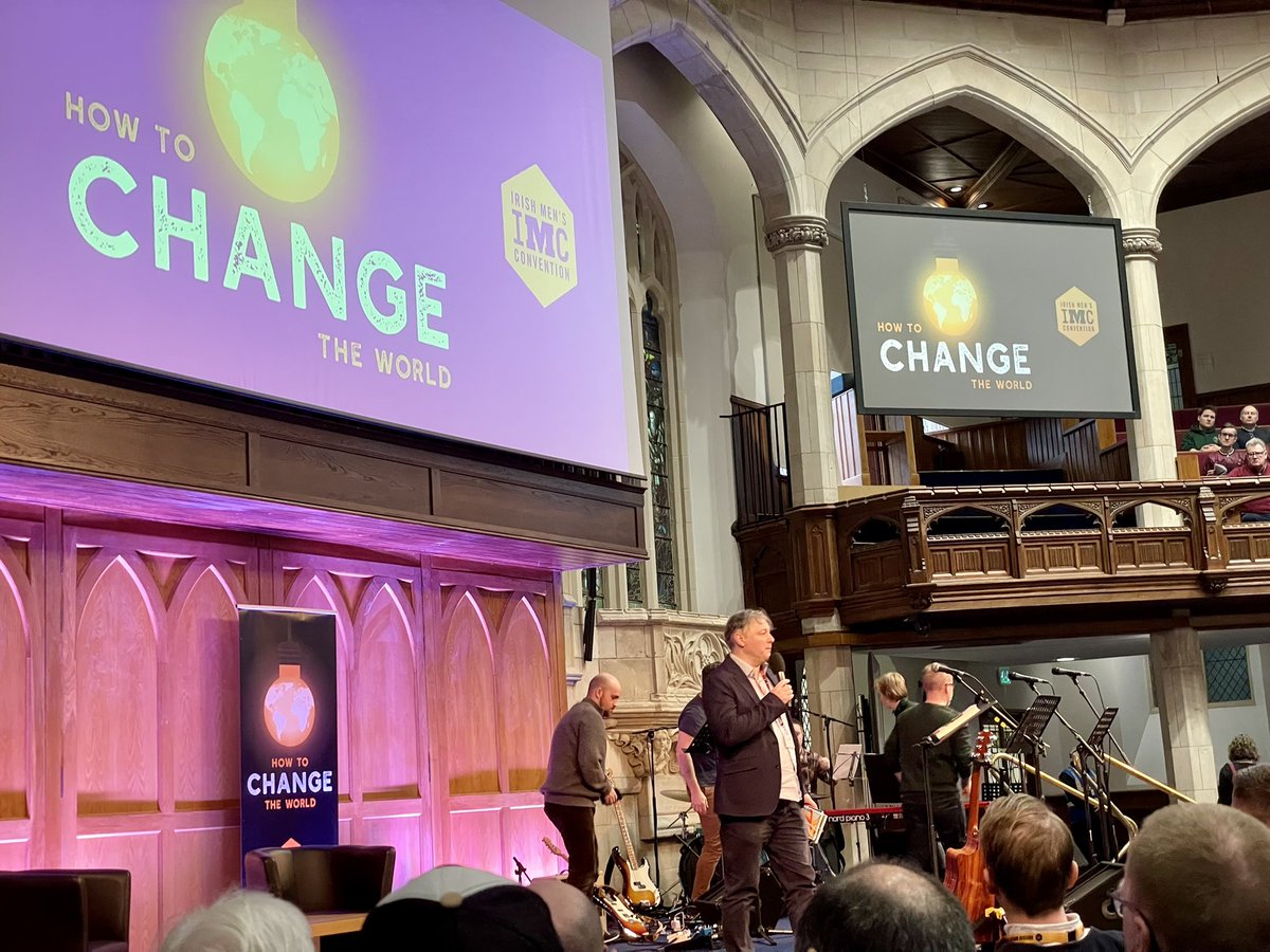 Great to be at <a href="/IrishMensConv/">IrishMen'sConvention</a> 2024 hearing Carl Matthei speaking on Titus.
#imc24 #belfast #irishmensconvention #teaching #biblestudy #Titus #HowToChangeTheWorld