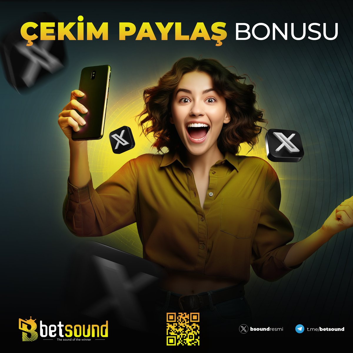 💸 Çekim Paylaş, Bonus Kazan!

🎉 Betsound'tan başarılı çekim işlemlerinizi paylaşın, Freebet veya Freespin kazanın!

Güncel Giriş 👉 rebrand.ly/BtSoundnew

#betsound #betsoundsosyal #betsoundgüncel